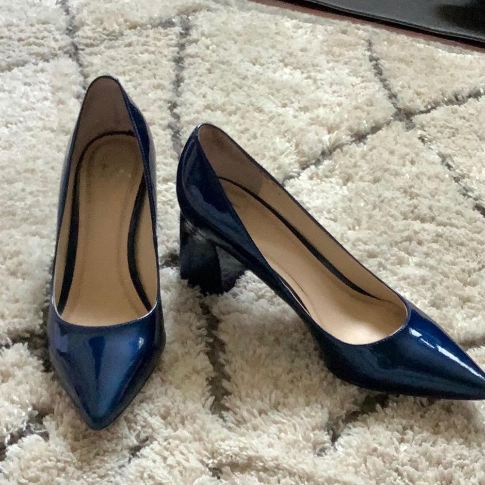 Marc Fisher Ltd Sapphire Blue block heel